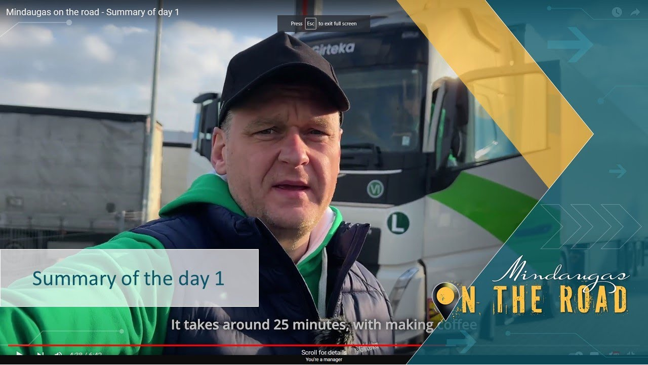 Mindaugas on the Road Campaign Visual 2